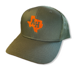 Texas AH Mesh Back Hat - Hunter