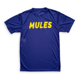 Navy Mules DryFit Adult Tee