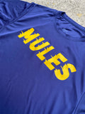 Navy Mules DryFit Adult Tee