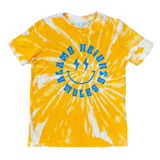 Smiley Youth Tie Dye Tee - GOLD