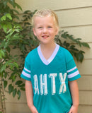 AHTX Jersey Stripe V-neck Youth